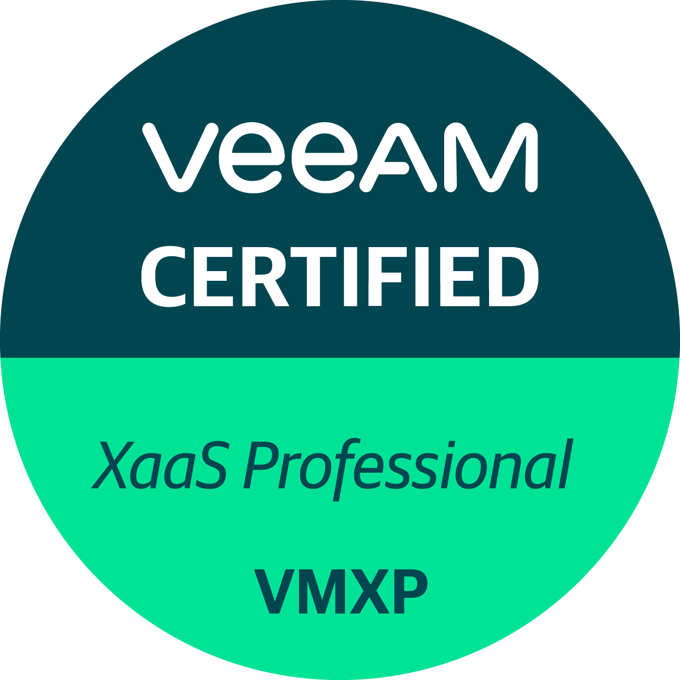 veeam VMXP Certification Badge